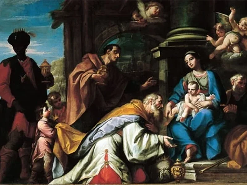 1652-Sante Prunati - Adorazione dei Magi